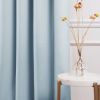 52 x 54 inch Solid Light Blue Thermal Blackout Curtain Panels - Set of 2