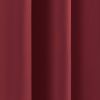 52 x 108 inch Solid Burgundy Red Thermal Blackout Curtain Panels - Set of 2