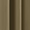 52 x 108 inch Solid Olive Green Thermal Blackout Curtain Panels - Set of 2