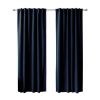 52 x 84 inch Solid Navy Blue Thermal Blackout Curtain Panels - Set of 2