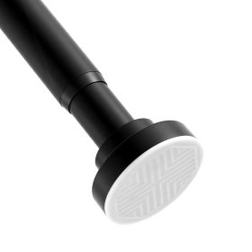 Shower Curtain Rod, 28-76 Inches, 1 Inch Diameter, Adjustable Spring Tension Stainless Steel Telescoping Rod with Holders