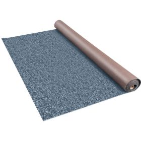 Gray Marine Carpet 6 ft x 13.1 ft Boat Carpet Rugs Indoor Outdoor Rugs for Patio Deck Anti-Slide TPR Water-Proof Back Cut Outdoor Marine Carpetin