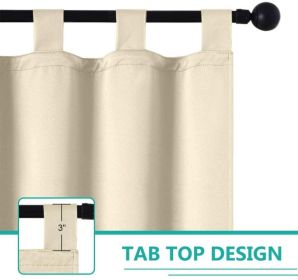 50inch*120inch Luxury Woolen Curtains with Straps: High-End Blackout Curtains for Living and Bedrooms, Thick and Warm, Home Decor (size: 50inch*120inch)